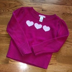 OLD NAVY hot pink heart sweater! 💕💕💕